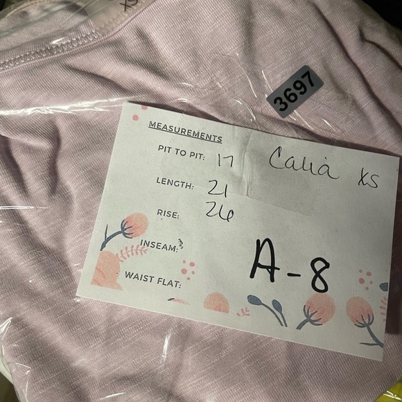 Calia by Carrie Underwood pink draped back activewear woman running tee XS - Picture 7 of 7